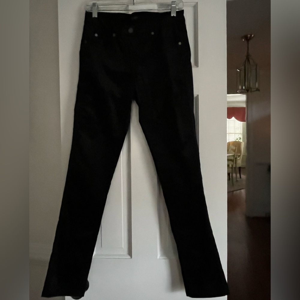 Escada black velvet thin corduroy Jean slacks-very flattering! Very gently loved